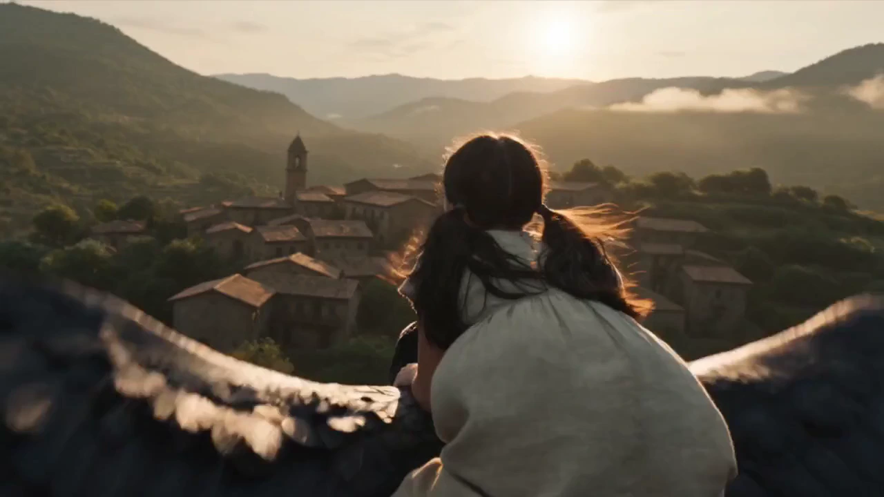 a cinematic centred composition shot, with handheld camera movements.