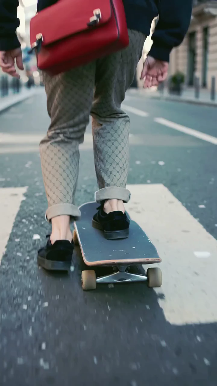 Ultra-realistic cinematic street shot, handheld tracking, natural daylight